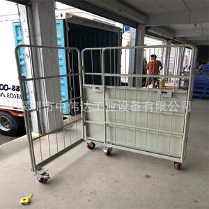 厂家直销电商快递物流分拣车移动钢制手推折叠台车拣货车加厚