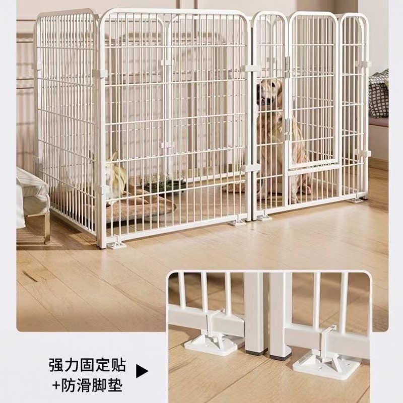 宠物狗围栏加高狗笼子栅栏家用室内外宠物自由组合小中大型护栏