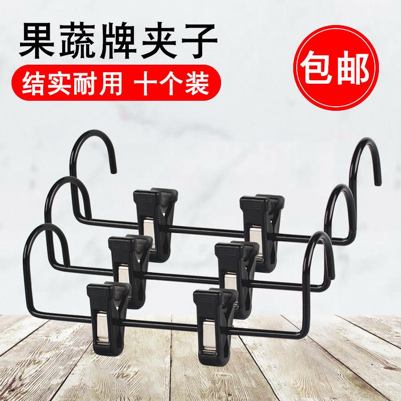 生鲜店水果货架展示铁挂钩超市价格牌夹子特价牌吊杆A4A5牌支架