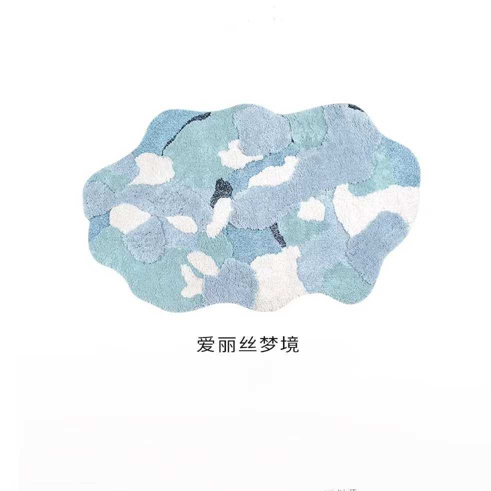 花园苔藓卧室床边客厅毯客厅机织防凉防滑高级感地毯簇绒地毯超柔