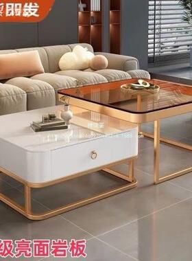 镁豪JMH10033网红几板客厅岩现代茶简约玻璃电视柜组合家用轻奢茶