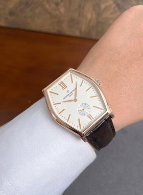 [9.8新]江诗丹顿马耳他18K玫瑰金手动机械手表男82230/000R-9963