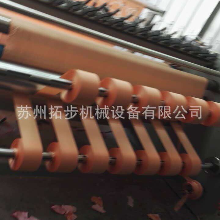 优惠供应河南商丘电热切分条机袖章开边切条机化纤面料切条设备