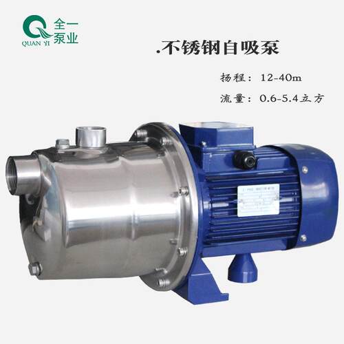 FSZ不锈钢自吸泵小型恒压供水泵家用无塔供水用水泵卫生级饮料泵
