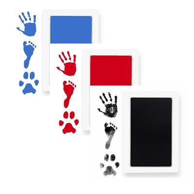 Paw Print Clean Touch Ink Pad Kit Perfect for Dogs Cats A