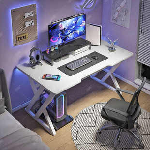 桌简约现代办公桌家用写字桌子卧室简易电竞桌学生书桌 电脑桌台式