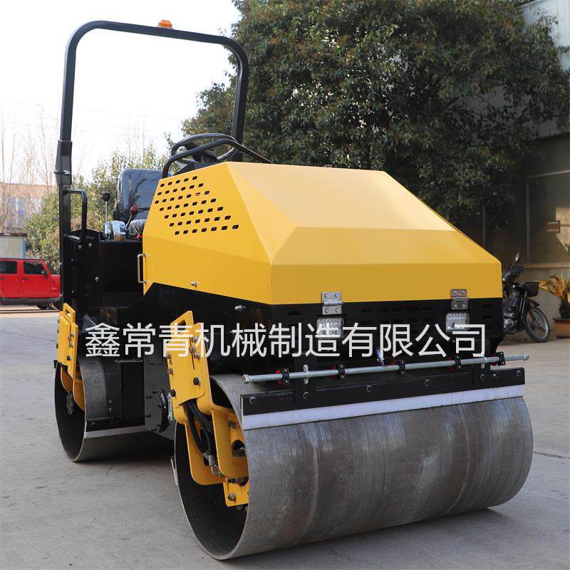 小型压路机振动压实机全液压柴油压路机械双钢轮吨压路机座驾式