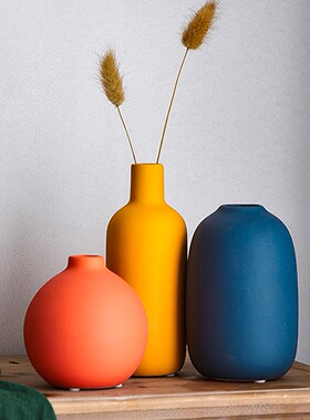 欧式创意陶瓷花瓶家居客厅电视柜装饰摆件花器桌面摆设品质热卖