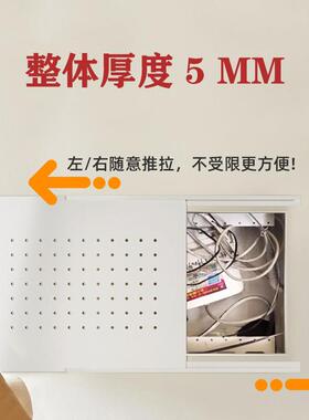 弱电箱装饰遮挡画免打孔超薄信号箱配电箱强电盖板亚克力电表箱盒