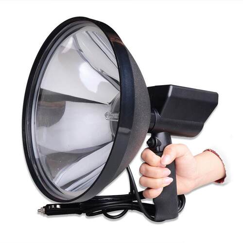 厂家12V55W9英寸hid手持式探照灯户外手持灯氙气灯搜索灯强光