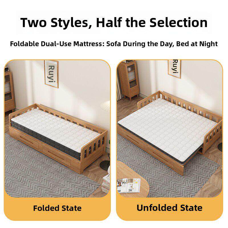 沙发床垫折叠两用汉尼斯椰棕乳胶床垫家用卧室偏硬护脊床垫可定制