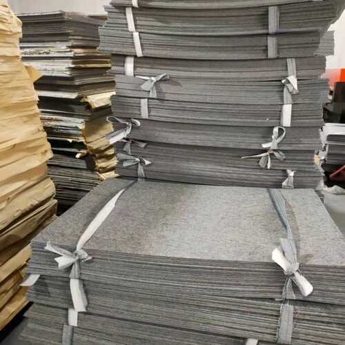 东莞现货6mm加硬特硬毛毡PET无纺布防火阻燃可裁切冲成型卷材片材