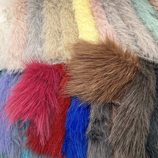 托卡面料 奥斯托卡 直长毛 仿狐狸毛 人造毛 多色可选 服装鞋材料