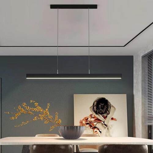 餐厅吊灯北欧轻奢设计现代简约led新款办公室灯具创意餐桌吧台灯
