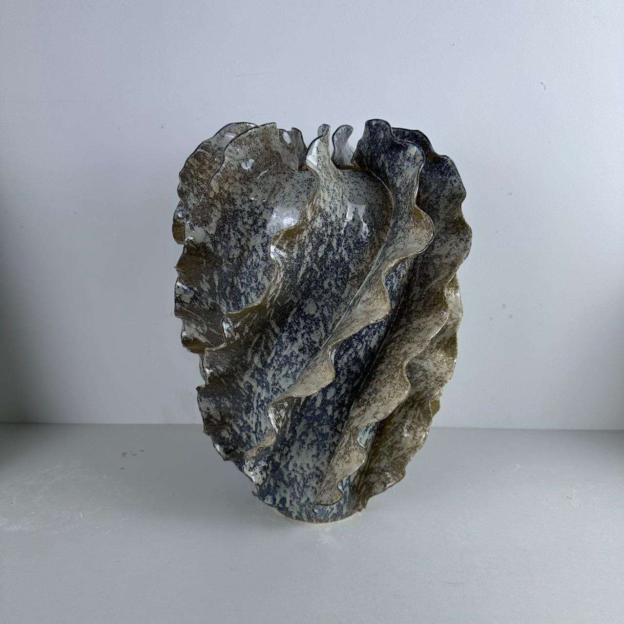外贸出口北欧简约干花中古风鲜切花陶瓷花瓶玄关台面摆件装饰花器