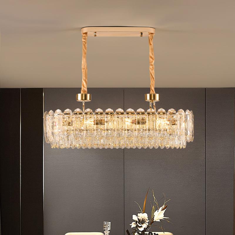 2025款轻奢厅水晶客13吊新灯高档奢华大气餐厅卧室别吊墅灯中山灯
