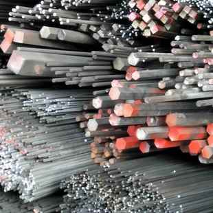 40cr六角钢 六角钢棒 六角棒45#号钢A3 Q235钢材棒铁对边5mm-80mm