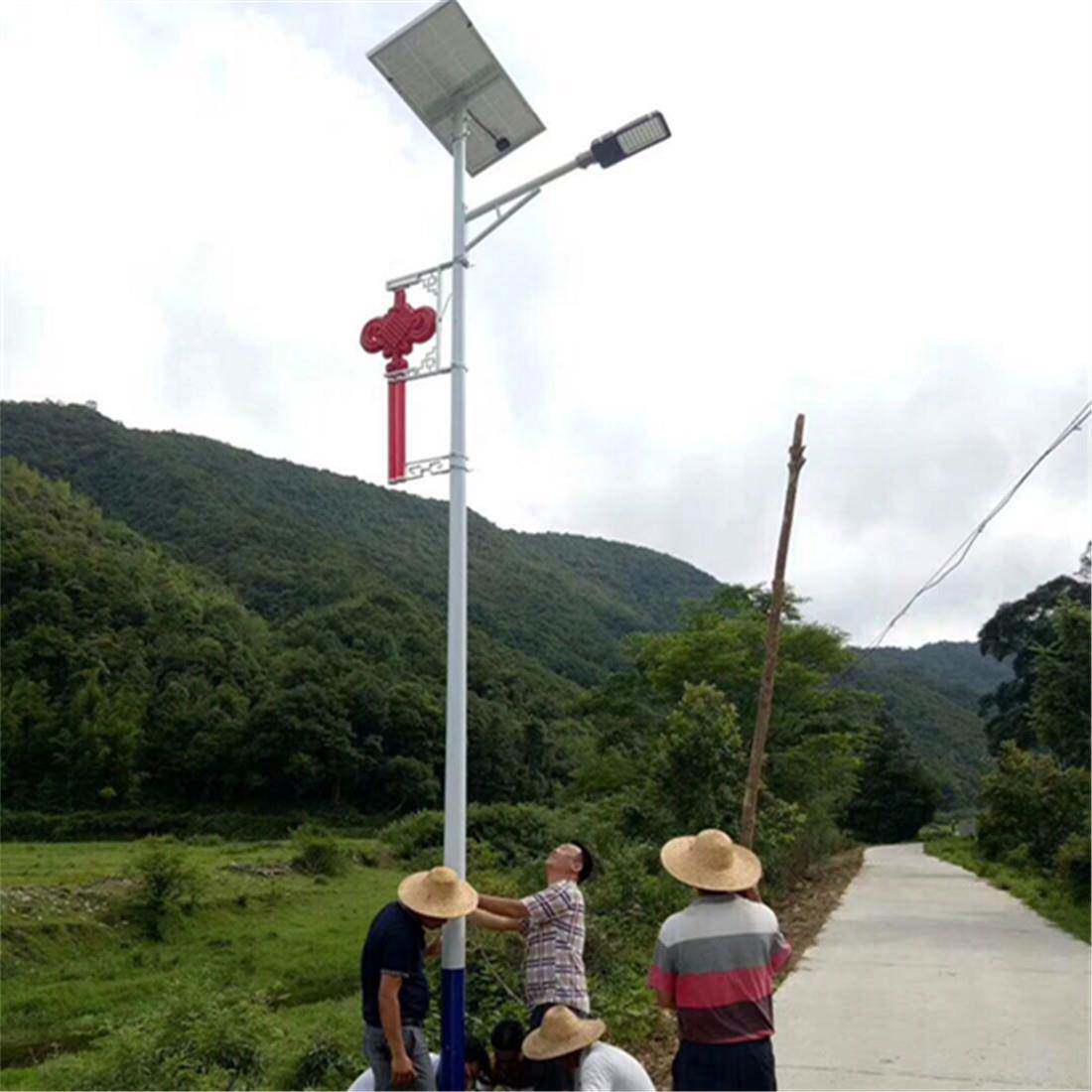 供应建设新农村6米路灯8米路灯锂电一体化灯