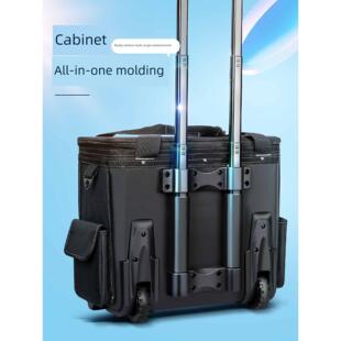 常胜客带轮子工具包结实耐用拉杆式工具箱工业级便携式手拉杆车