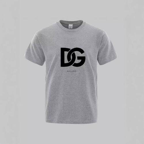 Summer Letters Print Cotton Men T-shirt Short Sleeve Men Top