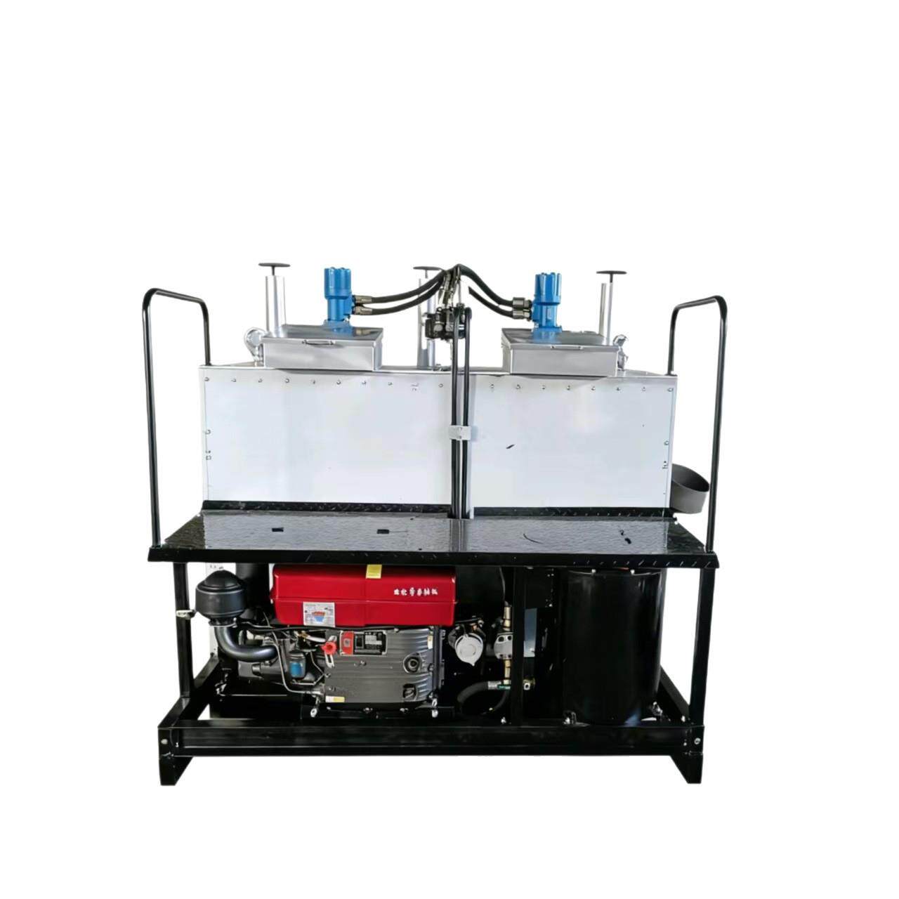 大容量600单缸热熔釜高效画线熔料马路道路标线涂料熔料机