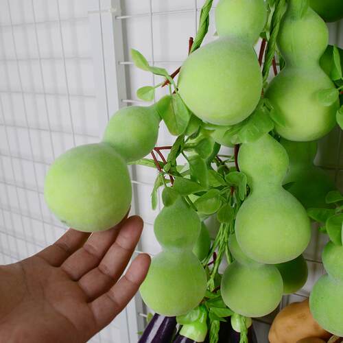 仿真玉米串红辣椒大蒜花生模型假蔬菜串农家乐农作物装饰挂串挂件
