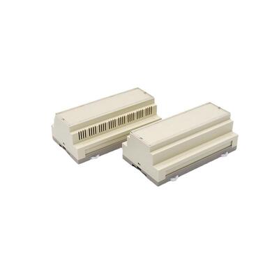 157x86x60塑胶电子外壳塑料外壳PLC导轨卡扣外壳控盒箱壳AK80005