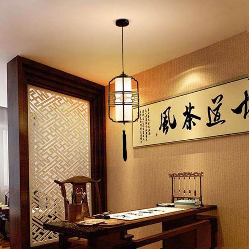 905新小吊灯过道仿古中式单头吧台灯餐厅阳走台廊灯具复古玄关灯