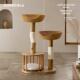 猫窝 小猫架 集成小猫树干 不占用面积 小公寓 实木猫爬架