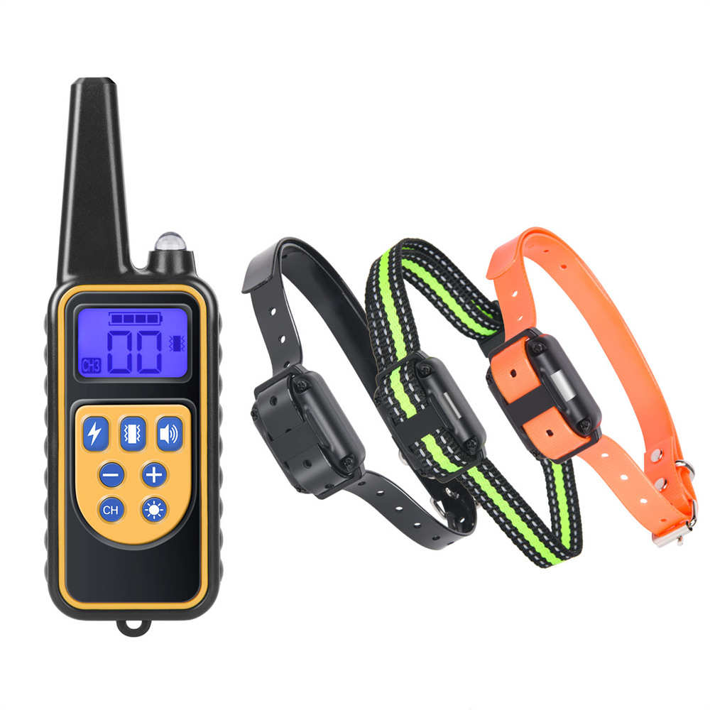 宠物用品训狗器狗止吠器遥控远距离训练项圈狗狗防止叫器代发