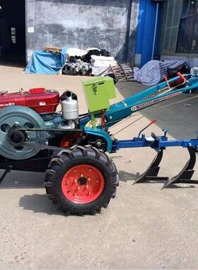 农用手扶BDA拉机18拖马力柴油扶电机启动手旋耕硬地深翻扶垄开沟