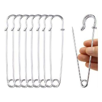 A85Q-50Pcs 10Cm Safety Pins Paper Clip DIY Sewing Tool