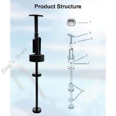 Plastic Piston Shaft Assembly Replacement Set Suitable for