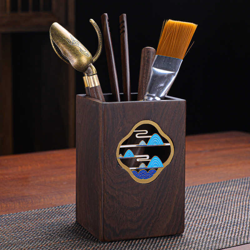 复古黑檀花梨实木功夫茶具五君子茶道配件茶道桶养壶笔茶夹茶勺,餐饮具,茶具礼盒,淘宝优惠券,粉丝福利购,淘宝优惠卷