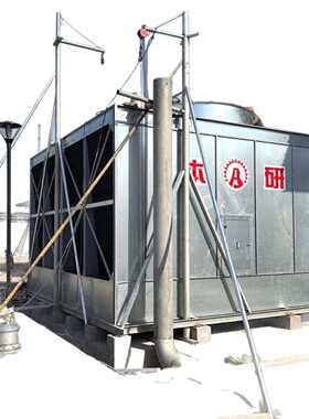 全钢横流冷却塔 开式逆流冷却水塔 运行稳定恒压供水 挤出机专用