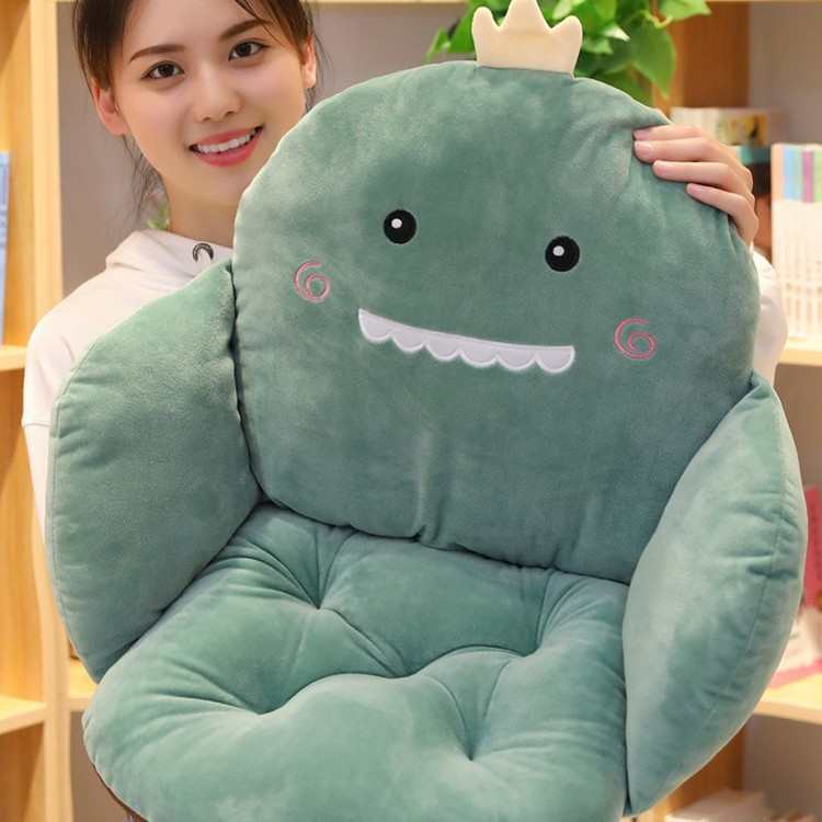 坐垫靠背一体学生宿舍屁垫办公室久坐座垫座椅靠垫护腰靠背椅子垫