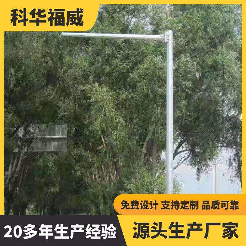 一体式监控立杆工厂价3-4米6米球机枪机摄像头支架道路监控杆