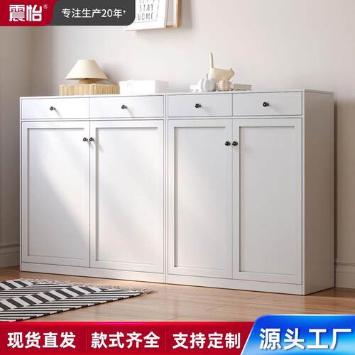 鞋柜家用门口钢制小户型35cm深收纳斗柜入户门玄关储物鞋柜