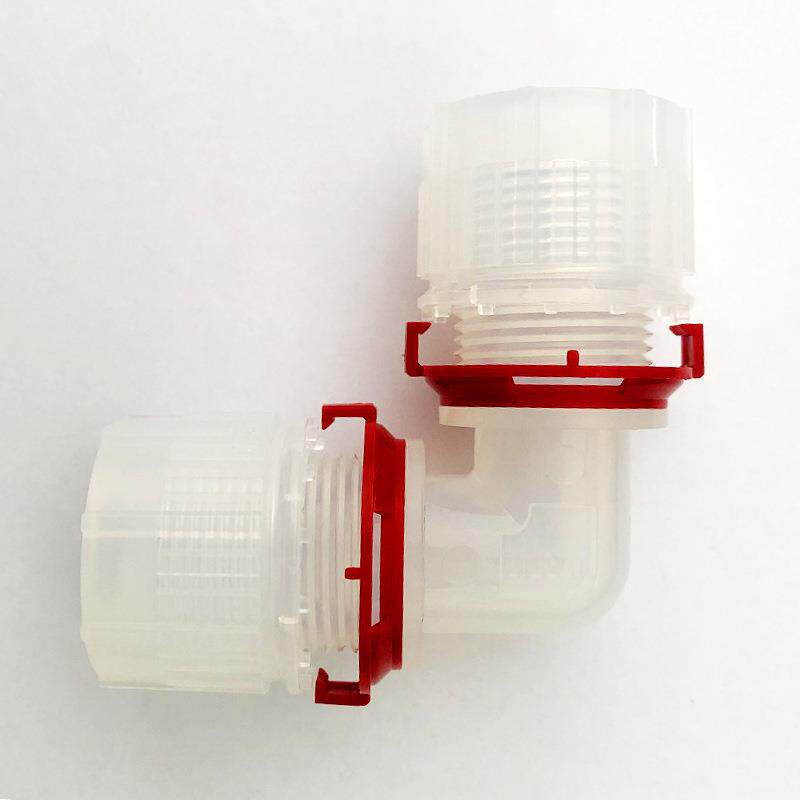 韩国INN三ODIS PFA外内牙丝异径直接弯头变通入珠扩口式管接头