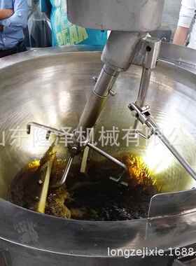 全自动蓉炒酱机面 蒜酱豆沙馅搅拌供炒锅 厂家应炸酱酱料炒锅