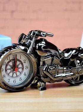 男孩房间装饰品 摆设学生寝室生日礼物家庭摆件闹复古创意闹钟摆