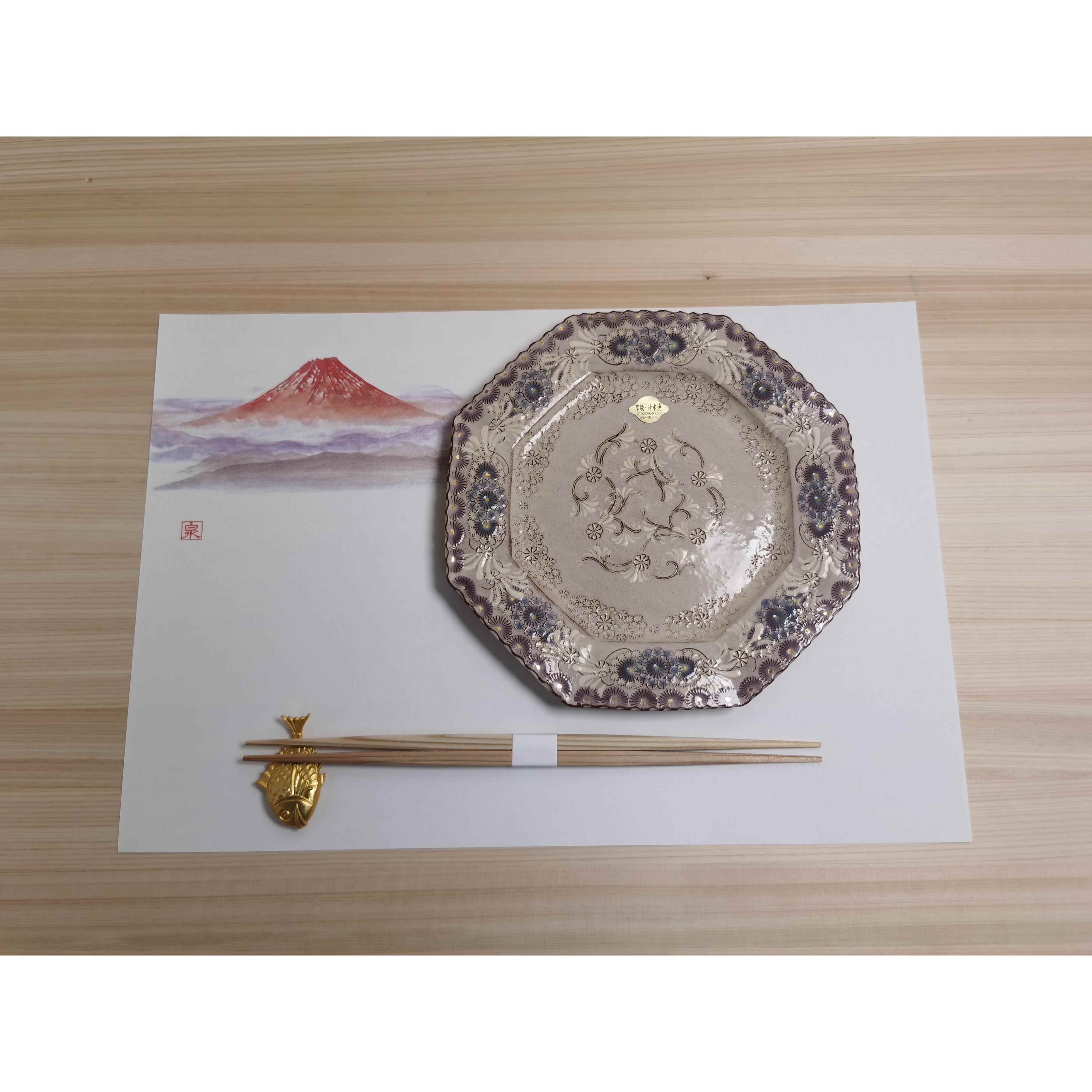 现货日式餐垫纸 圆形长方形餐纸和风餐垫会席怀石料理桌面垫纸