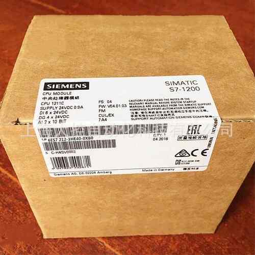 【议价】西门子6ES7212-1HE40-0XB0全新S7-1200，CPU 1212C， 紧