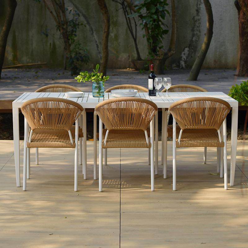 户外休闲桌椅庭院桌椅露天花园藤编餐椅北欧创意藤椅户外家具组合,商业/办公家具,商用藤编家具,淘宝优惠券,粉丝福利购,淘宝优惠卷