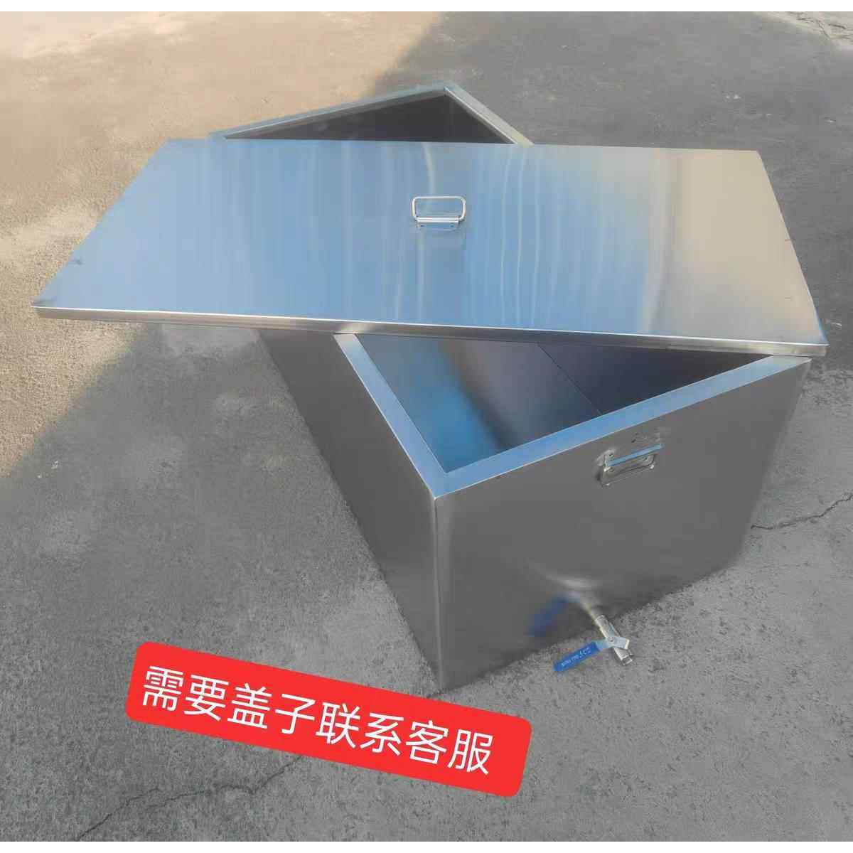 商用不锈钢水池冷却池水箱定加厚水池水箱定制水箱水槽水池鱼池,金属材料及制品,不锈钢制品,淘宝优惠券,粉丝福利购,淘宝优惠卷