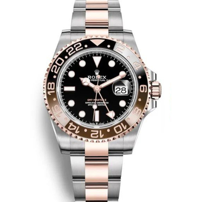 爆款沙士圈[9.8新]劳力士格林尼治间金自动机械男表126711