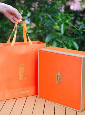 鸟巢包装盒高端礼盒100g 250g 500g天然鸟巢礼盒橙色礼盒空盒子