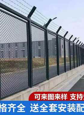 桥防抛网护栏护网速公路防护隔离双边铁高梁丝围栏WUG绿化带隔离