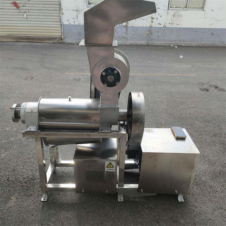 蓝莓黄姜破碎汁机 榨洋大产量甜打汁机 不锈钢葱瓜螺旋挤汁机