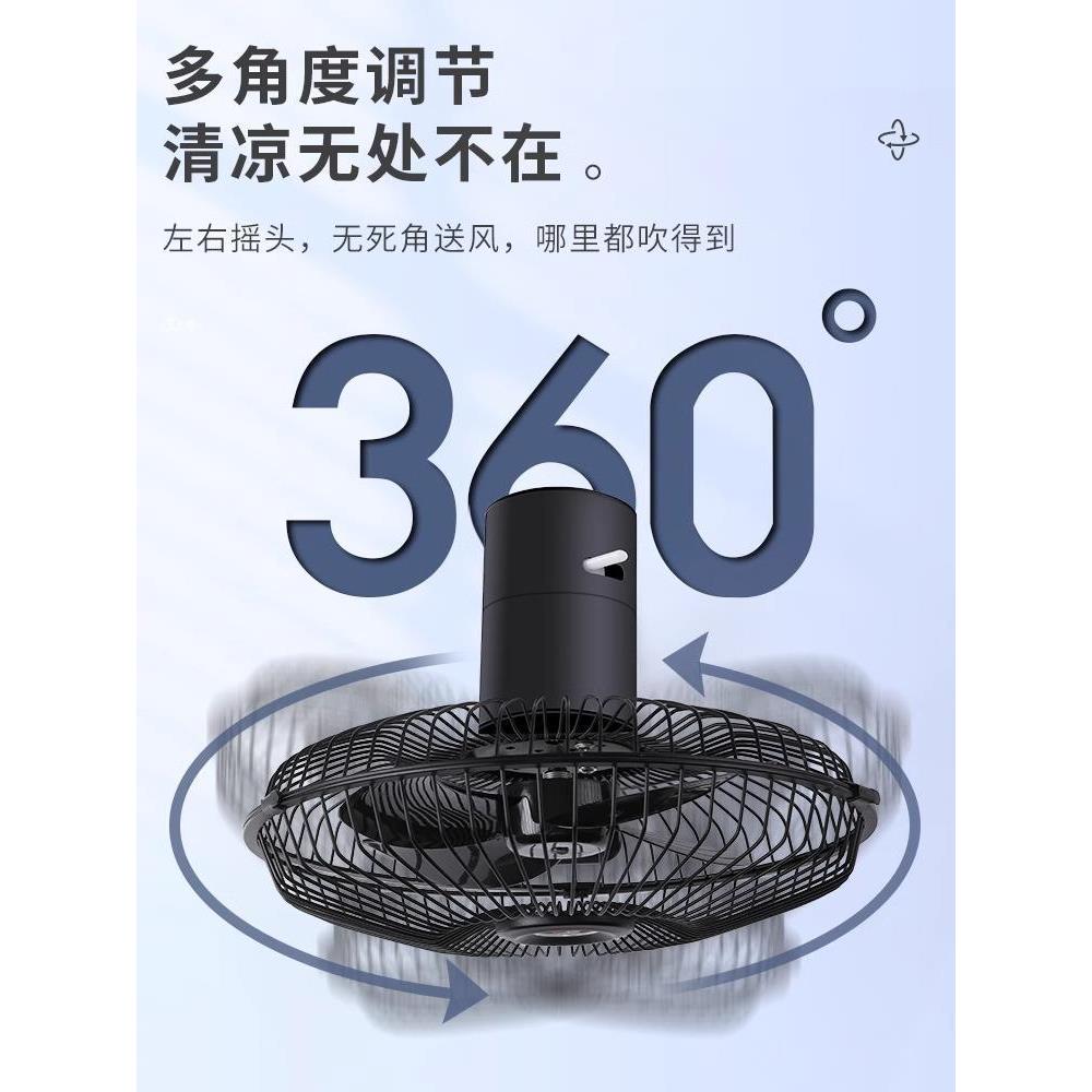 车载风扇24V大货车制冷大功率12v汽车双头车内静音夹扇电风扇